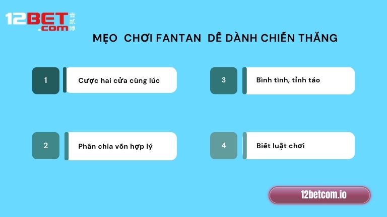 Mẹo chơi game đổi thưởng Fantan giành chiến thắng dễ dàng